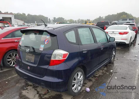 2010 Honda Fit Sport from USA, damaged, VIN JHMGE8H43AC027763